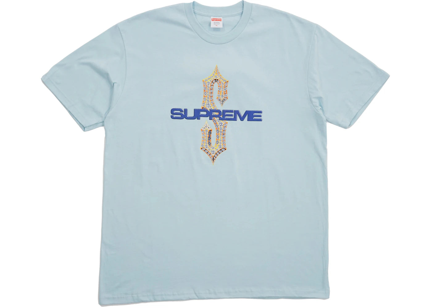 Supreme Diamonds Tee Pale Blue
