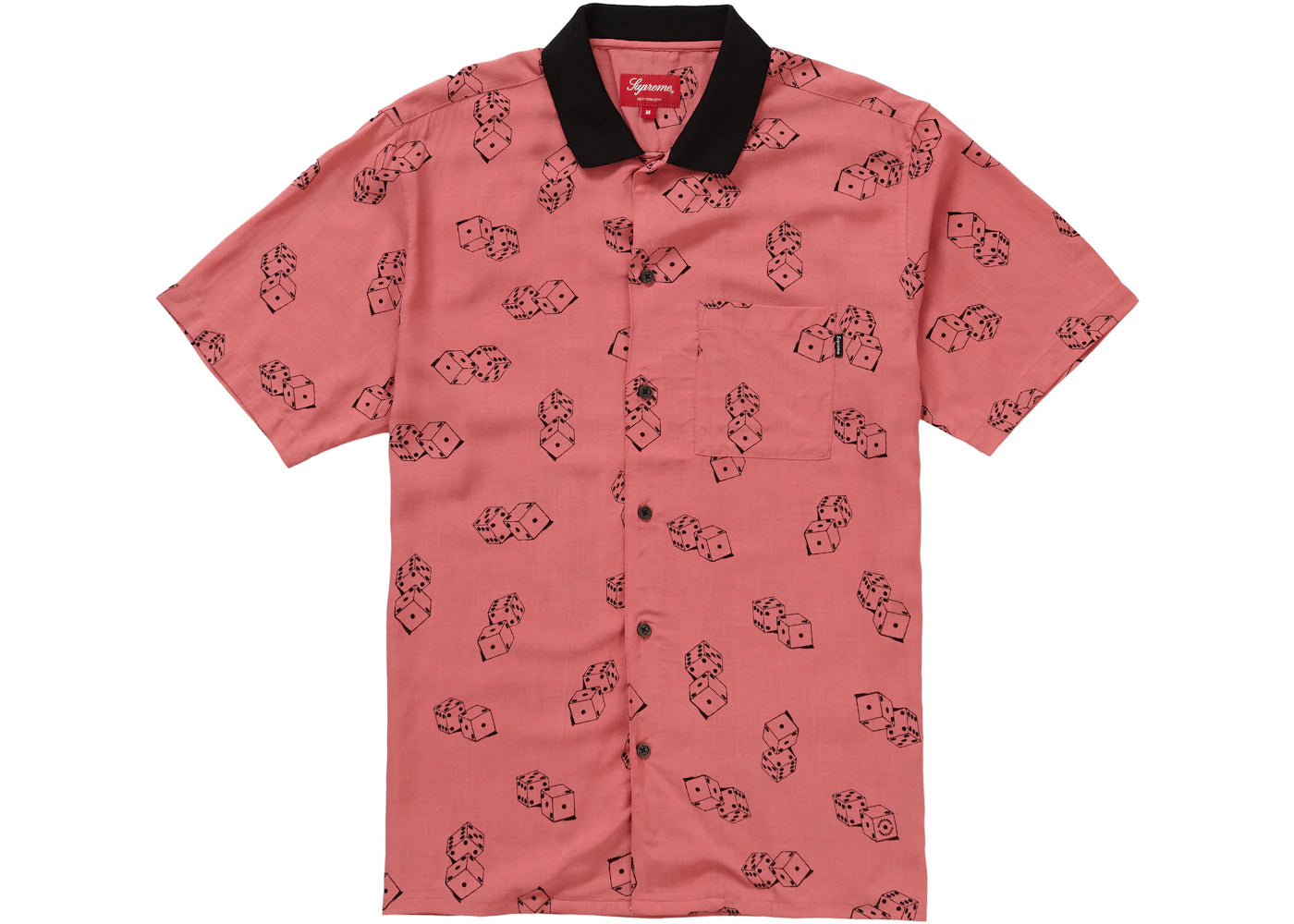 Supreme Dice Rayon S/S Shirt Pink