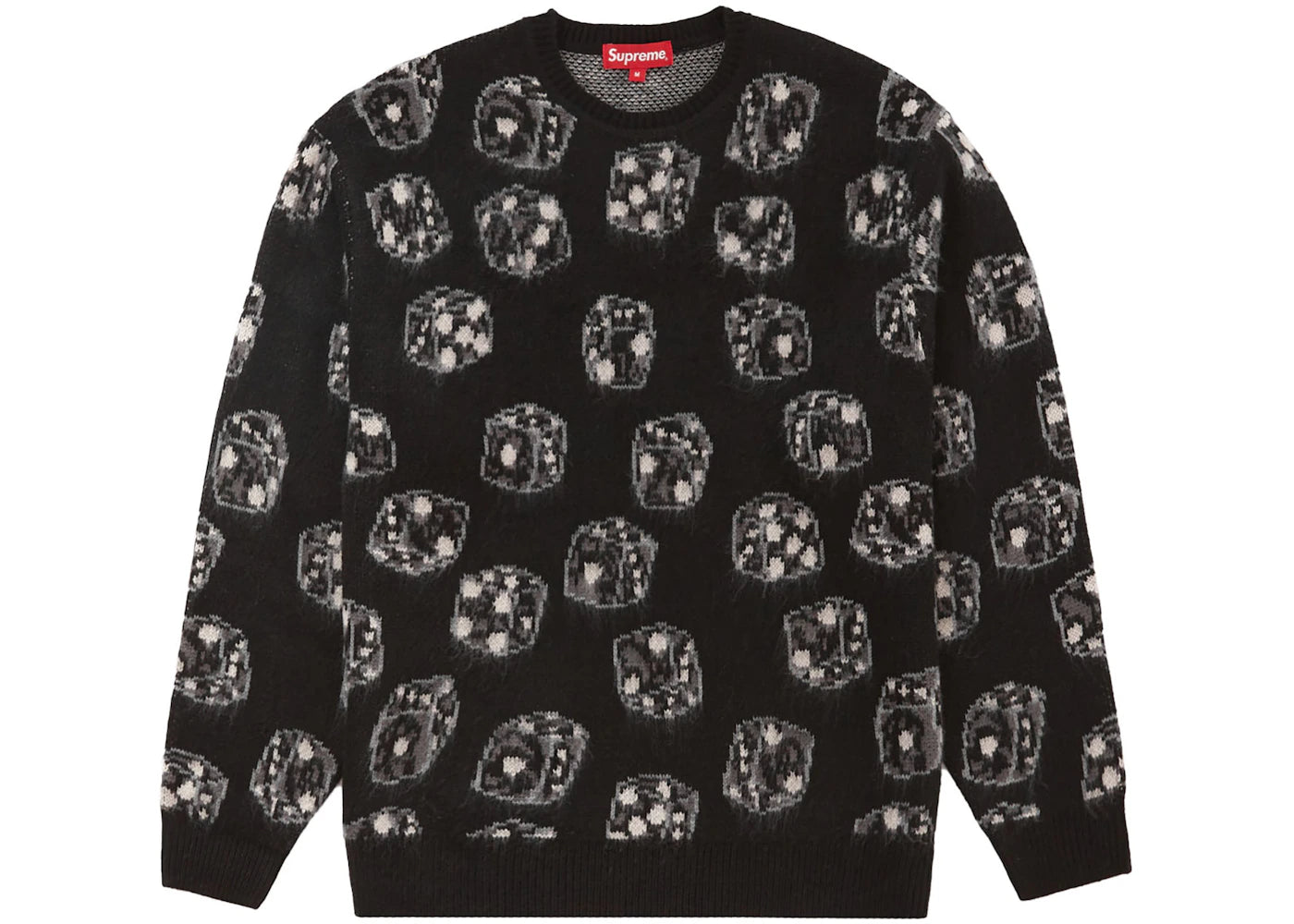 Supreme Dice Sweater Black