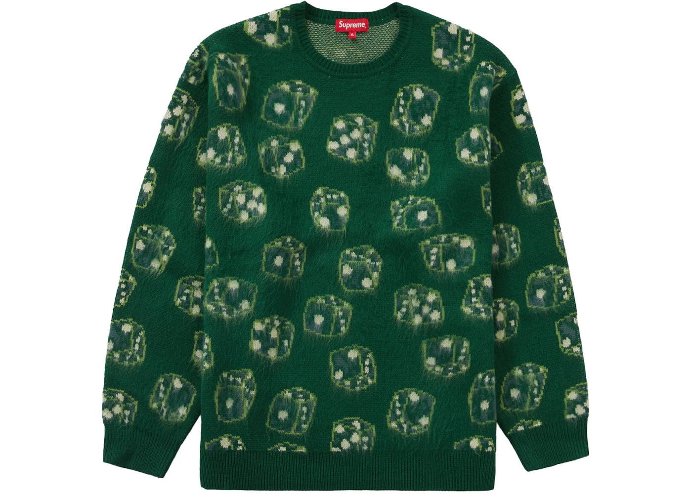 Supreme Dice Sweater Green
