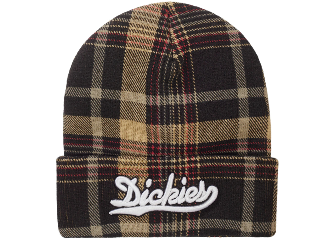 Supreme Dickies Beanie (FW23) Brown Plaid