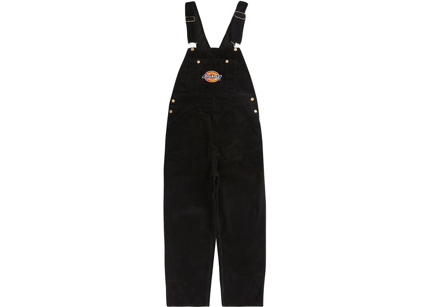 Supreme Dickies Corduroy Overalls Black