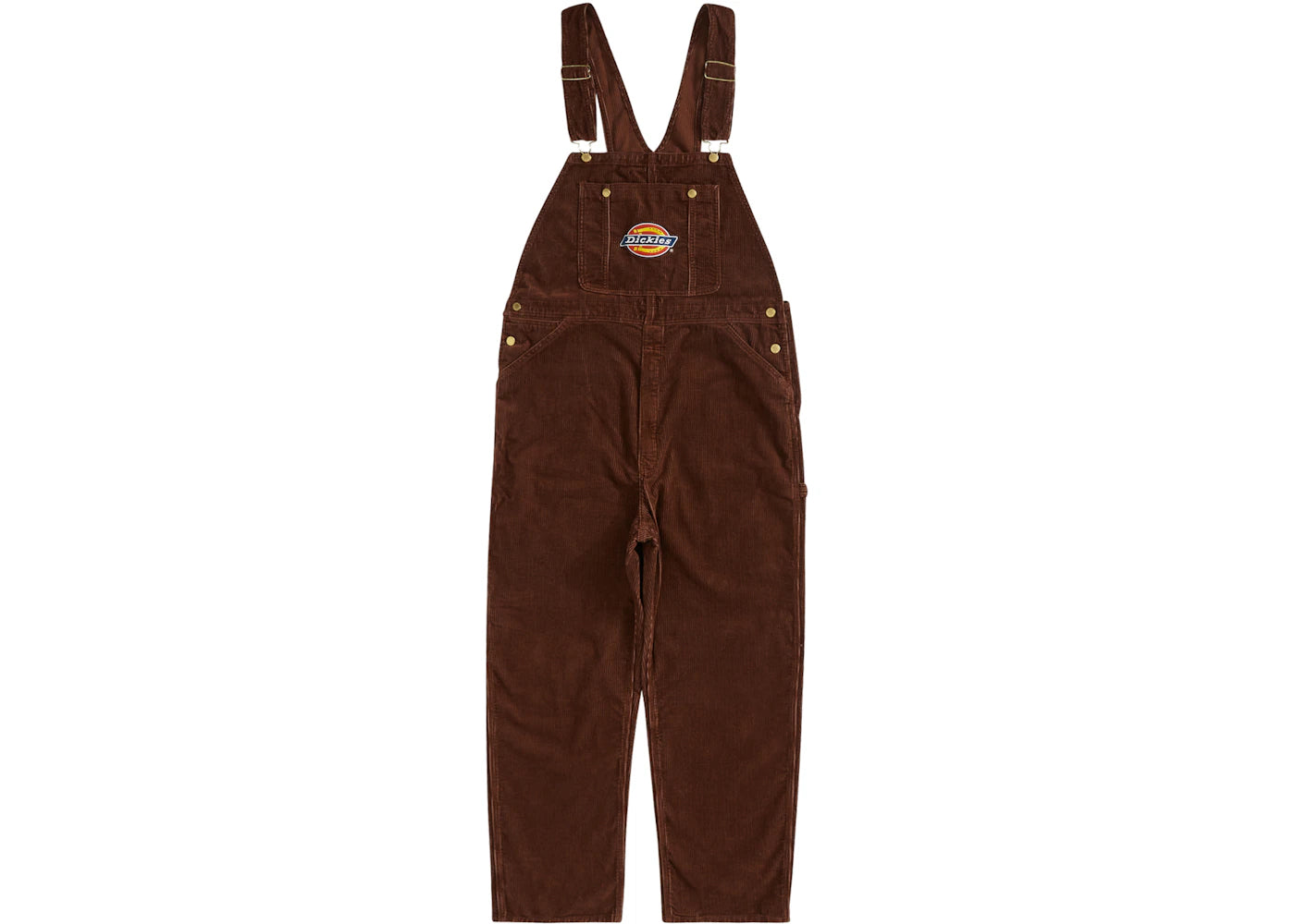 Supreme Dickies Corduroy Overalls Brown