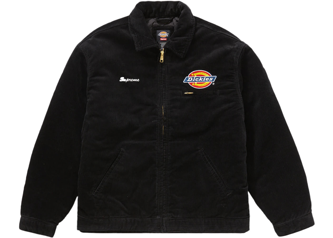 Supreme Dickies Corduroy Work Jacket Black