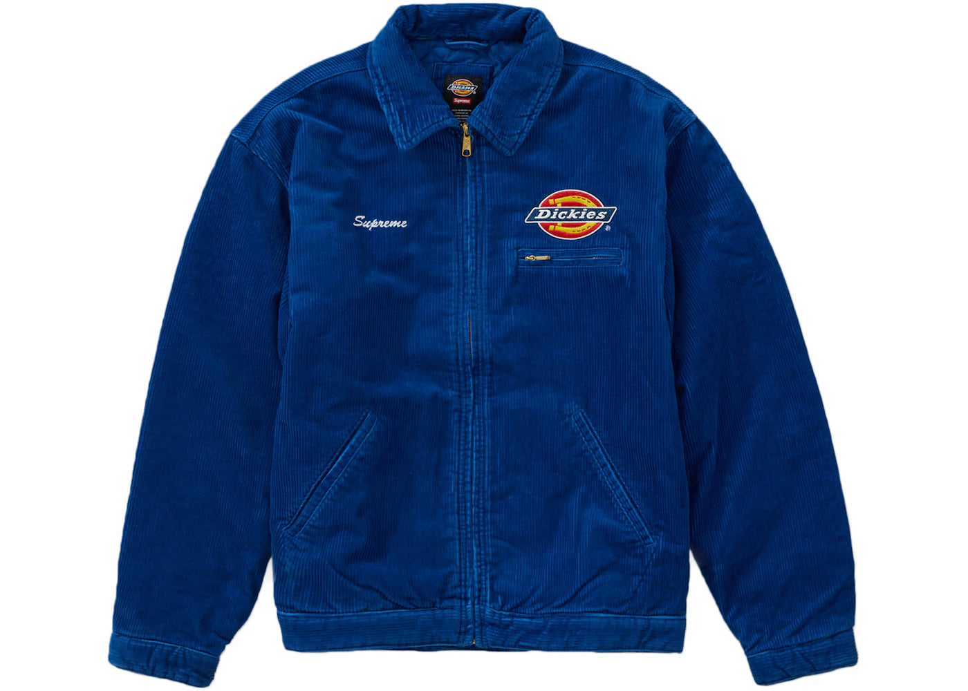 Supreme Dickies Corduroy Work Jacket Royal