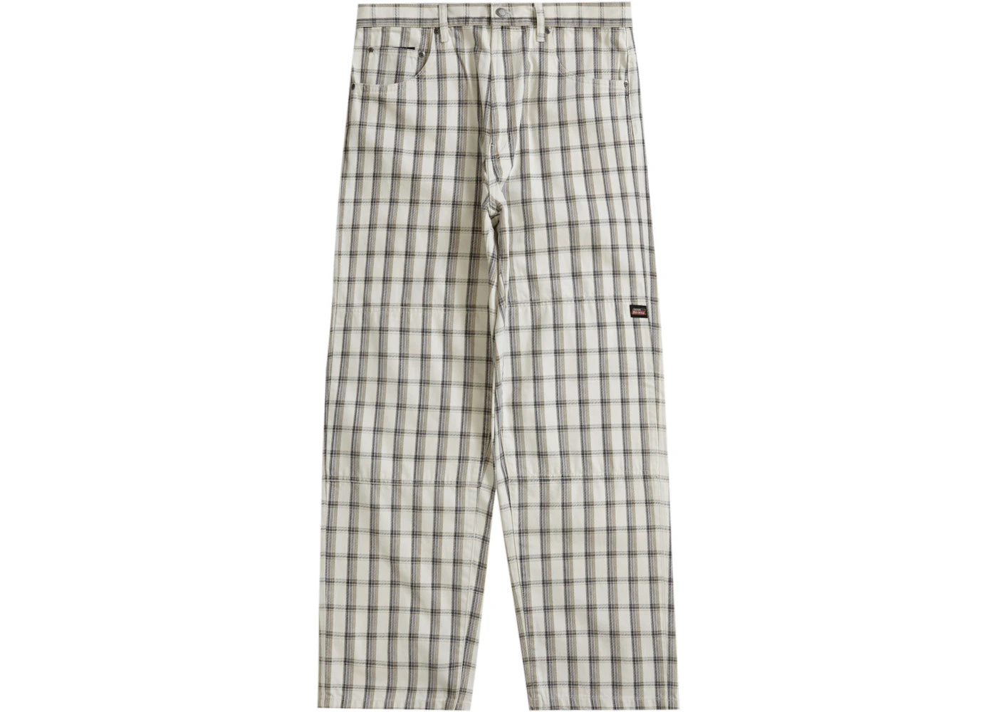 Supreme Dickies Double Knee Baggy Jean White Plaid