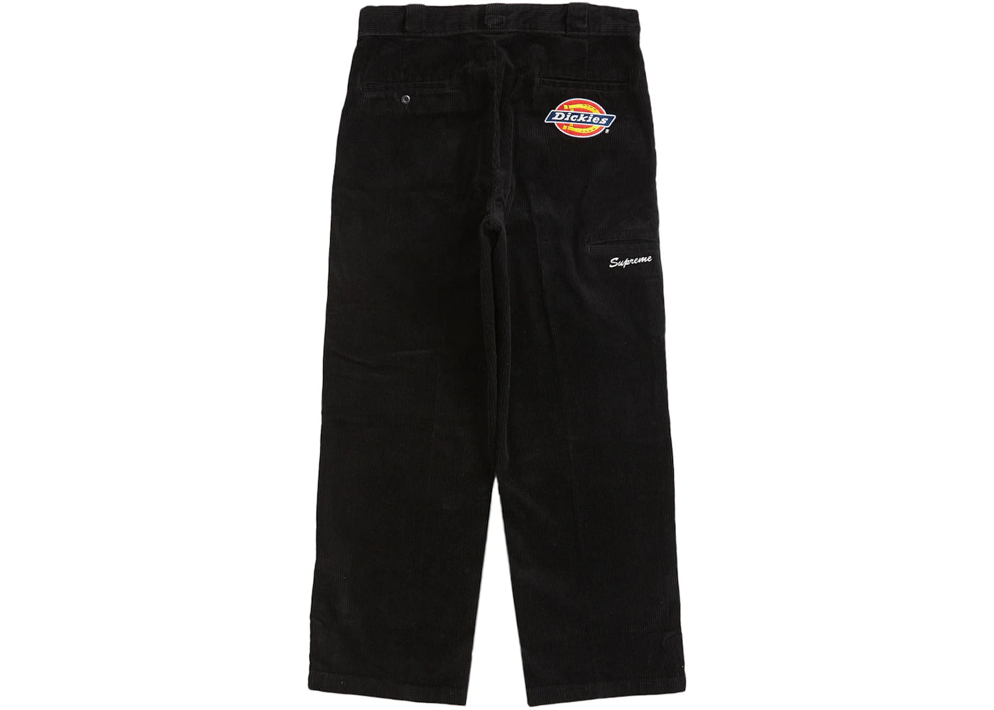 Supreme Dickies Double Knee Corduroy Work Pant Black