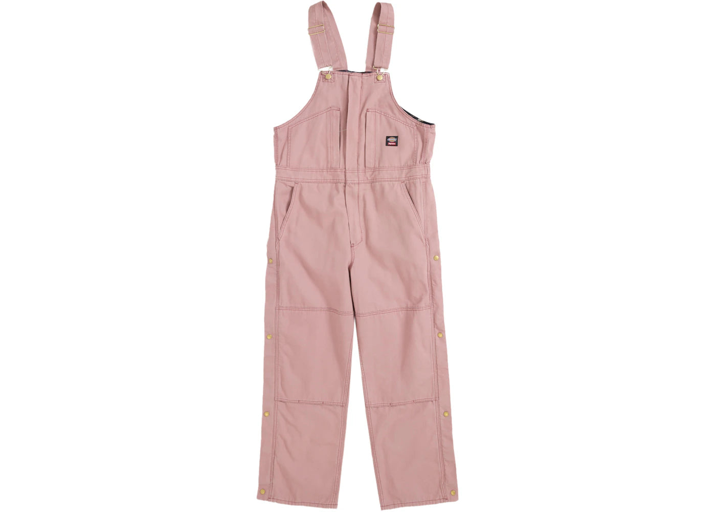 Supreme Dickies Flannel Lined Overall Pink