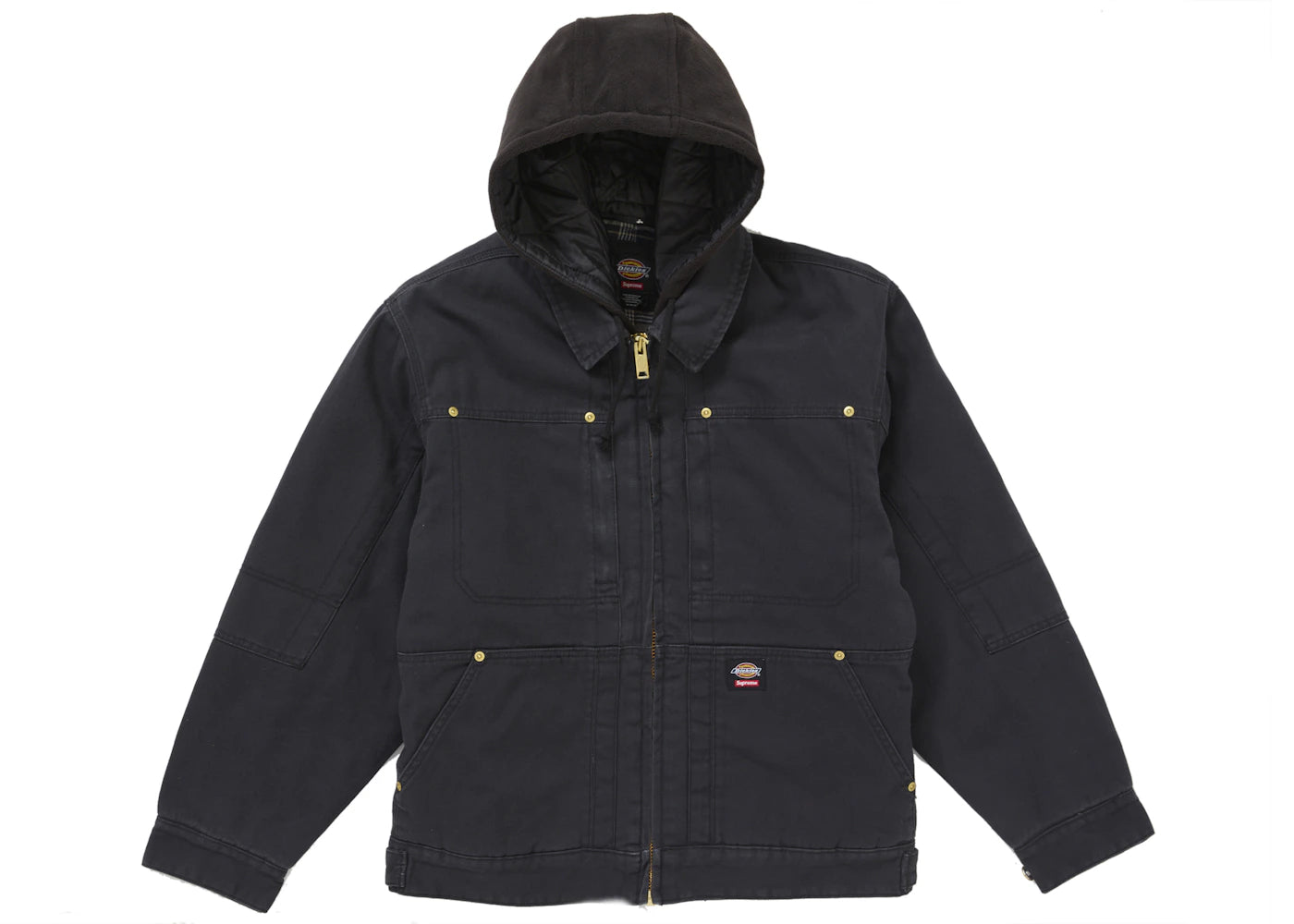 Supreme Dickies Hooded Work Jacket Black