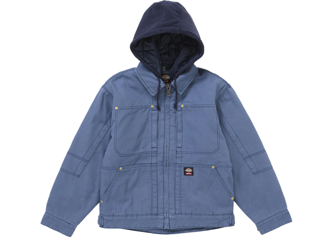 Supreme Dickies Hooded Work Jacket Blue