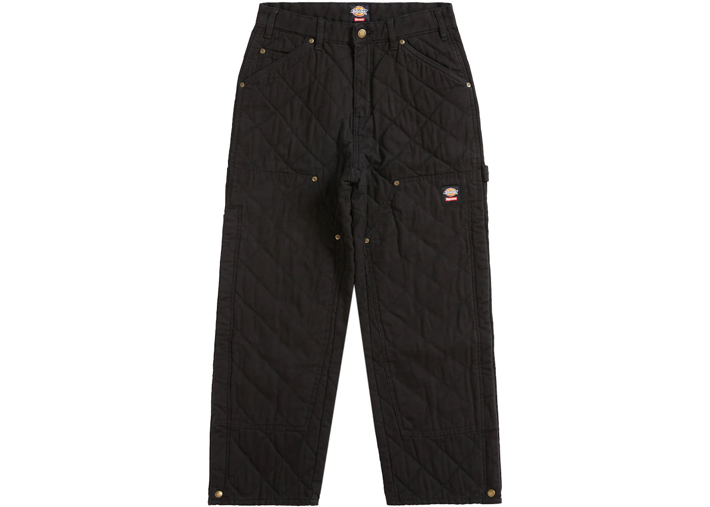 Supreme Dickies Quilted Double Knee Painter Pant Black