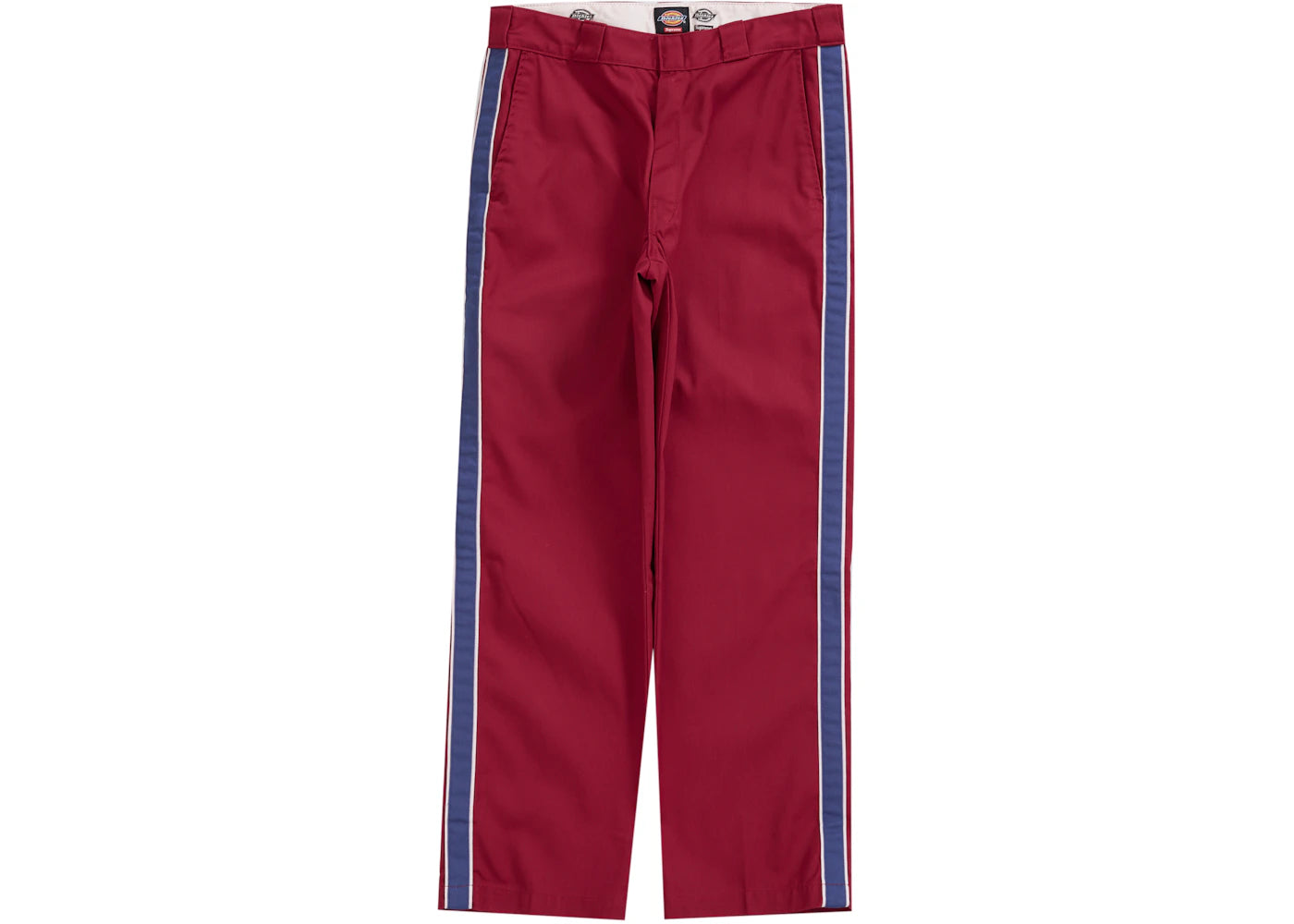 Supreme Dickies Stripe 874 Work Pant Maroon