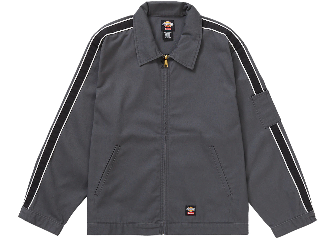 Supreme Dickies Stripe Eisenhower Jacket Charcoal