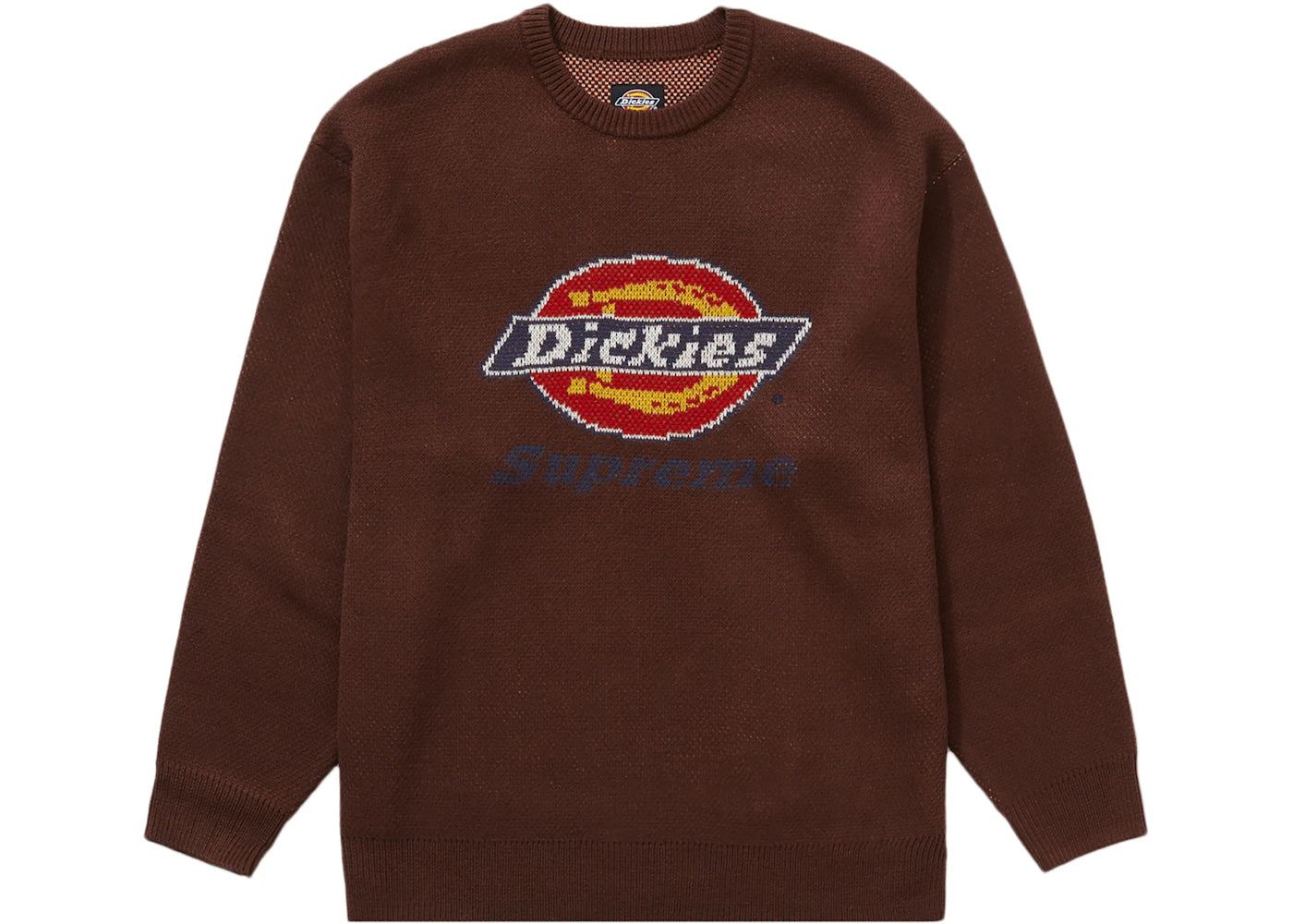 Supreme Dickies Sweater Brown