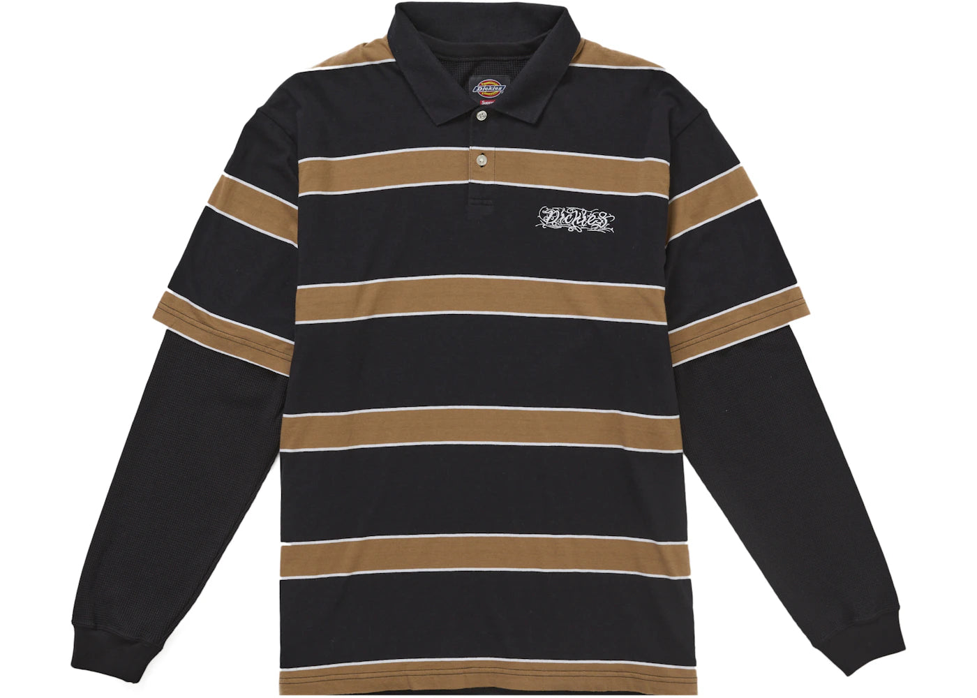 Supreme Dickies Thermal Polo Black