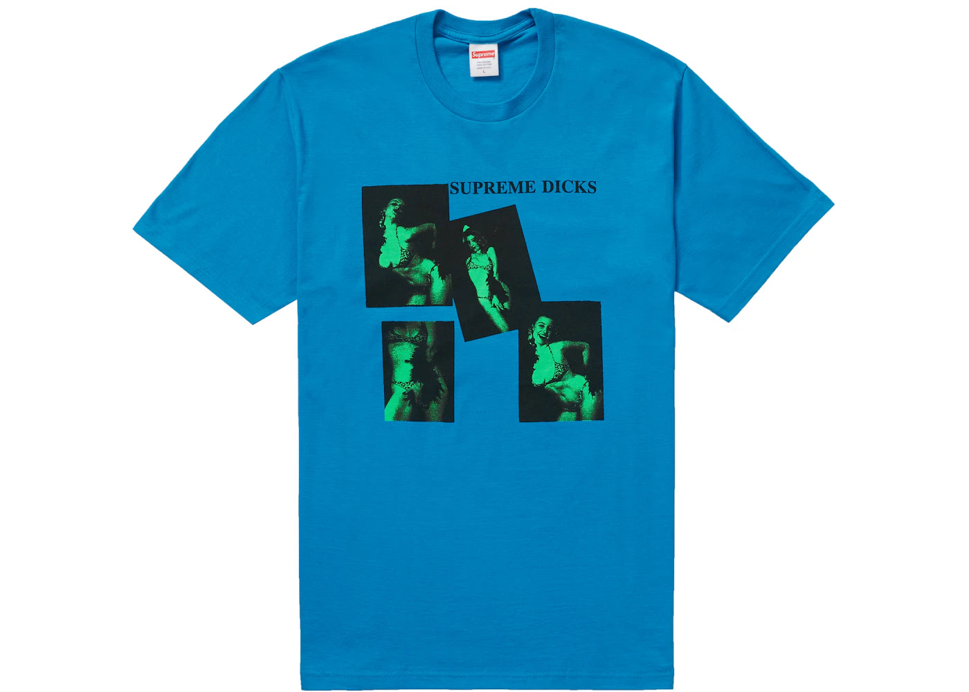 Supreme Supreme Dicks Tee Bright Blue