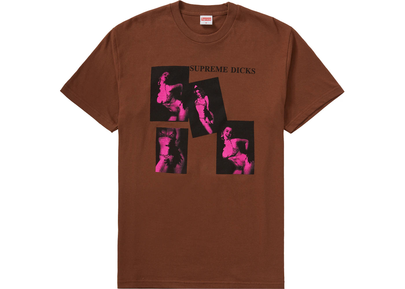 Supreme Supreme Dicks Tee Brown