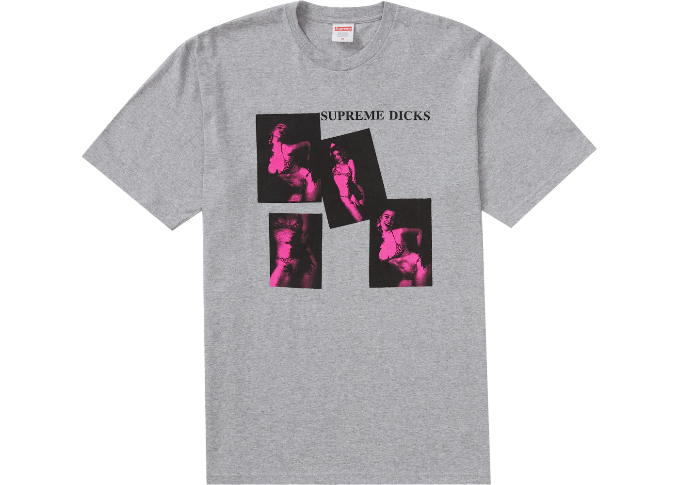 Supreme Supreme Dicks Tee Heather Grey