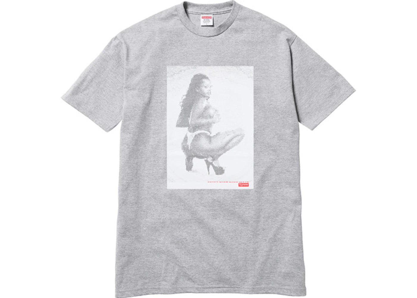 Supreme Digi Tee Heather Grey