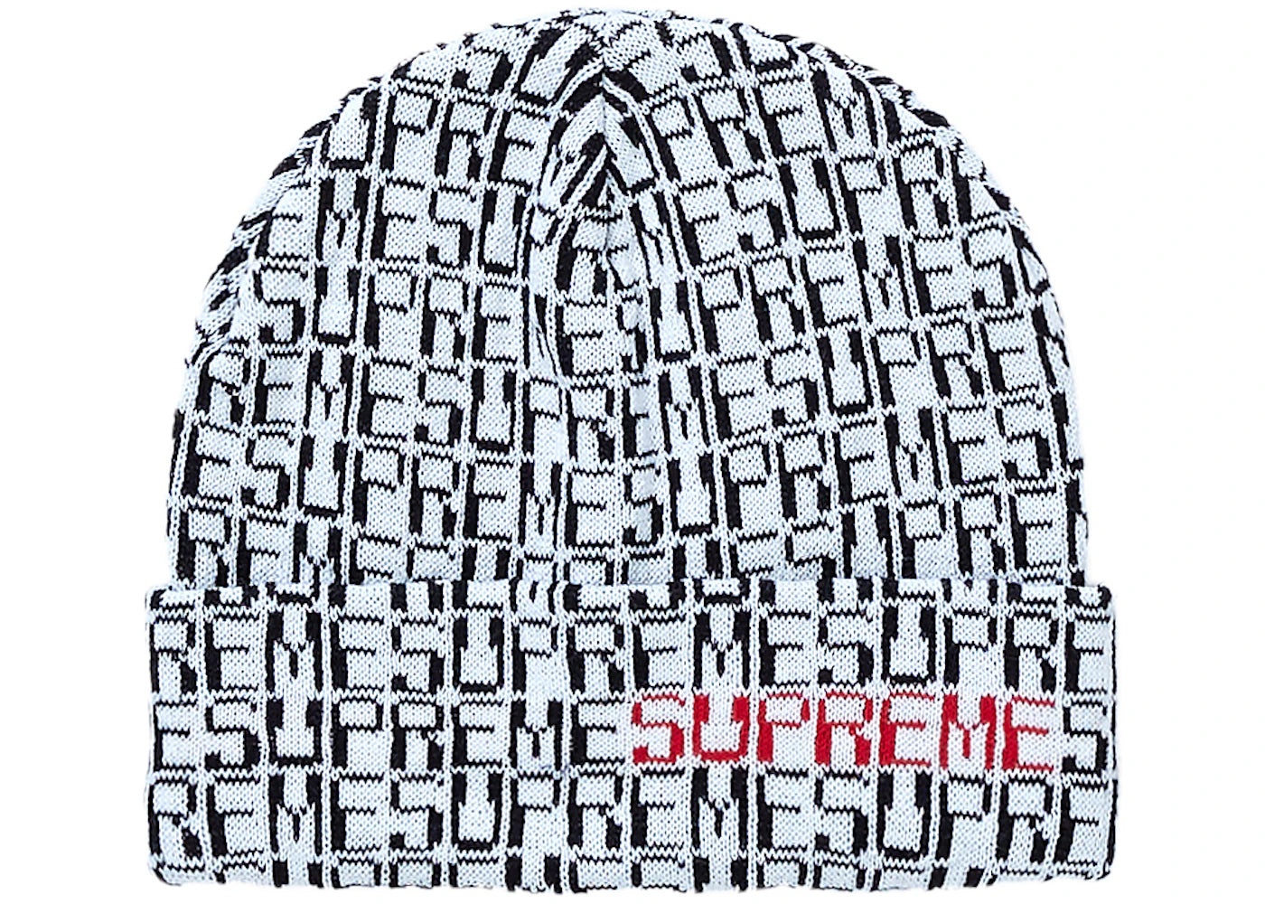 Supreme Digital Beanie White