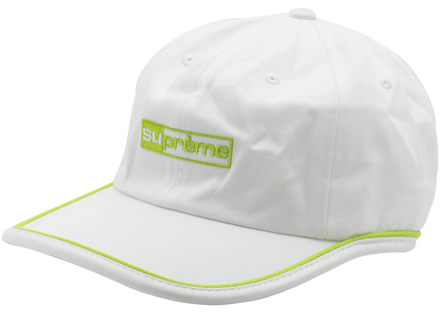 Supreme Digital Logo 6-Panel White