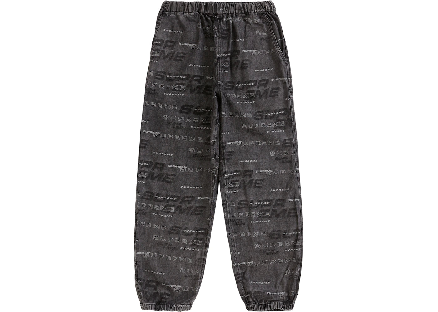 Supreme Dimensions Logo Denim Skate Skate Pant Black