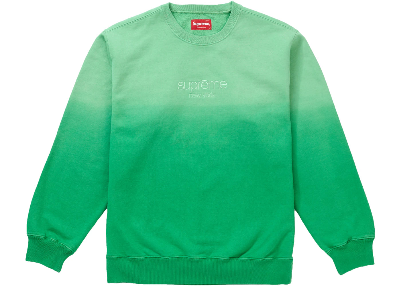 Supreme Dipped Crewneck Green