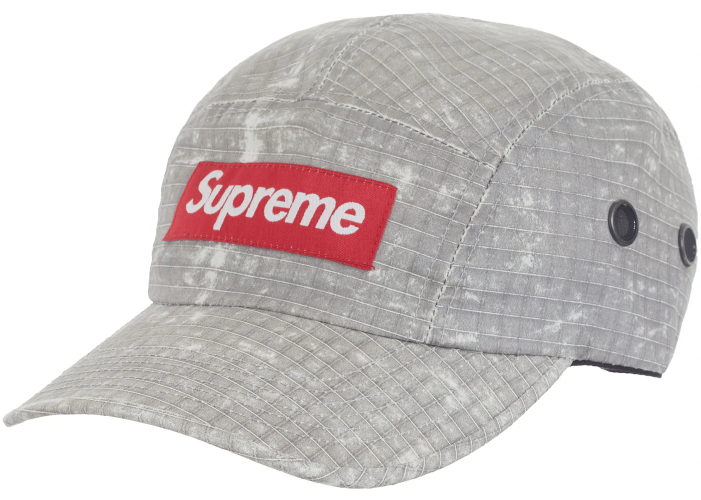 Supreme Distressed Ripstop Camp Cap Stone
