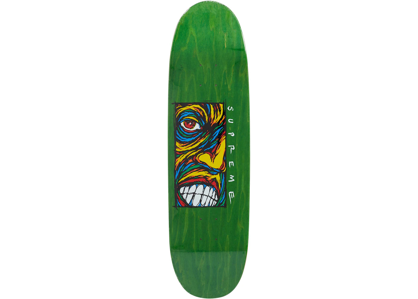 Supreme Disturbed Skateboard Deck Lime