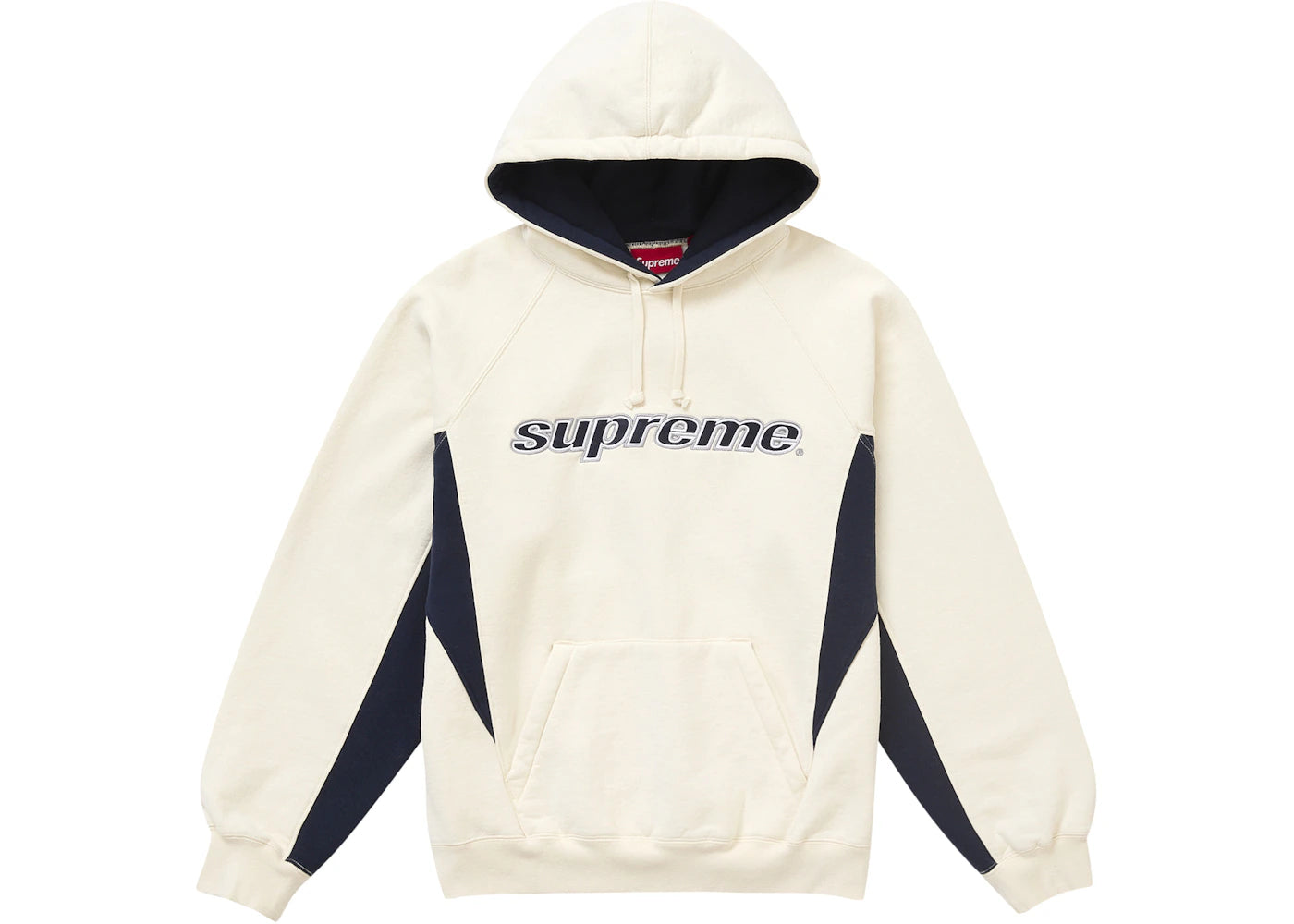 Supreme Division Hooded Sweatshirt Natural