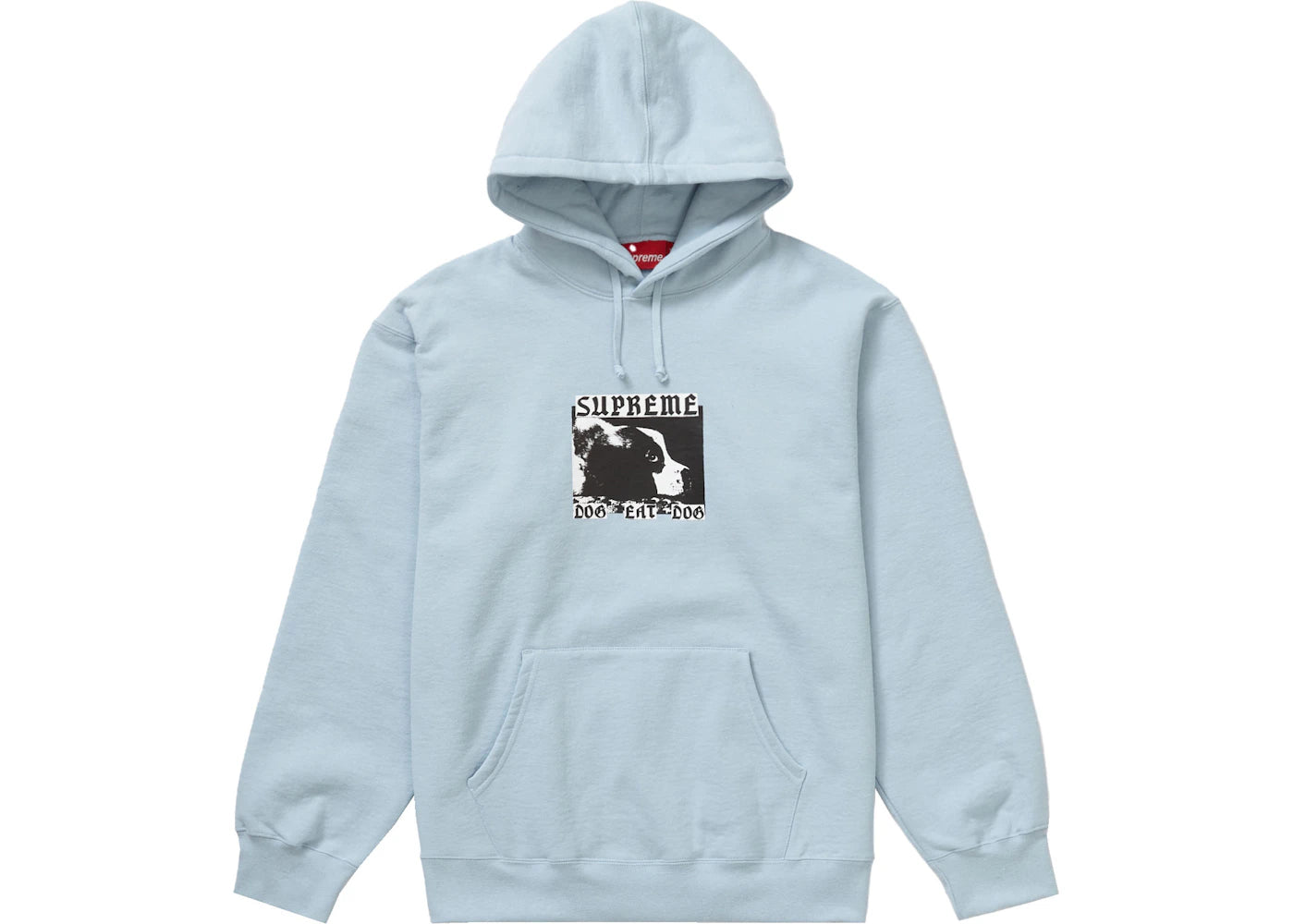 Supreme Dog Eat Dog Hooded Sweatshirt Light Blue