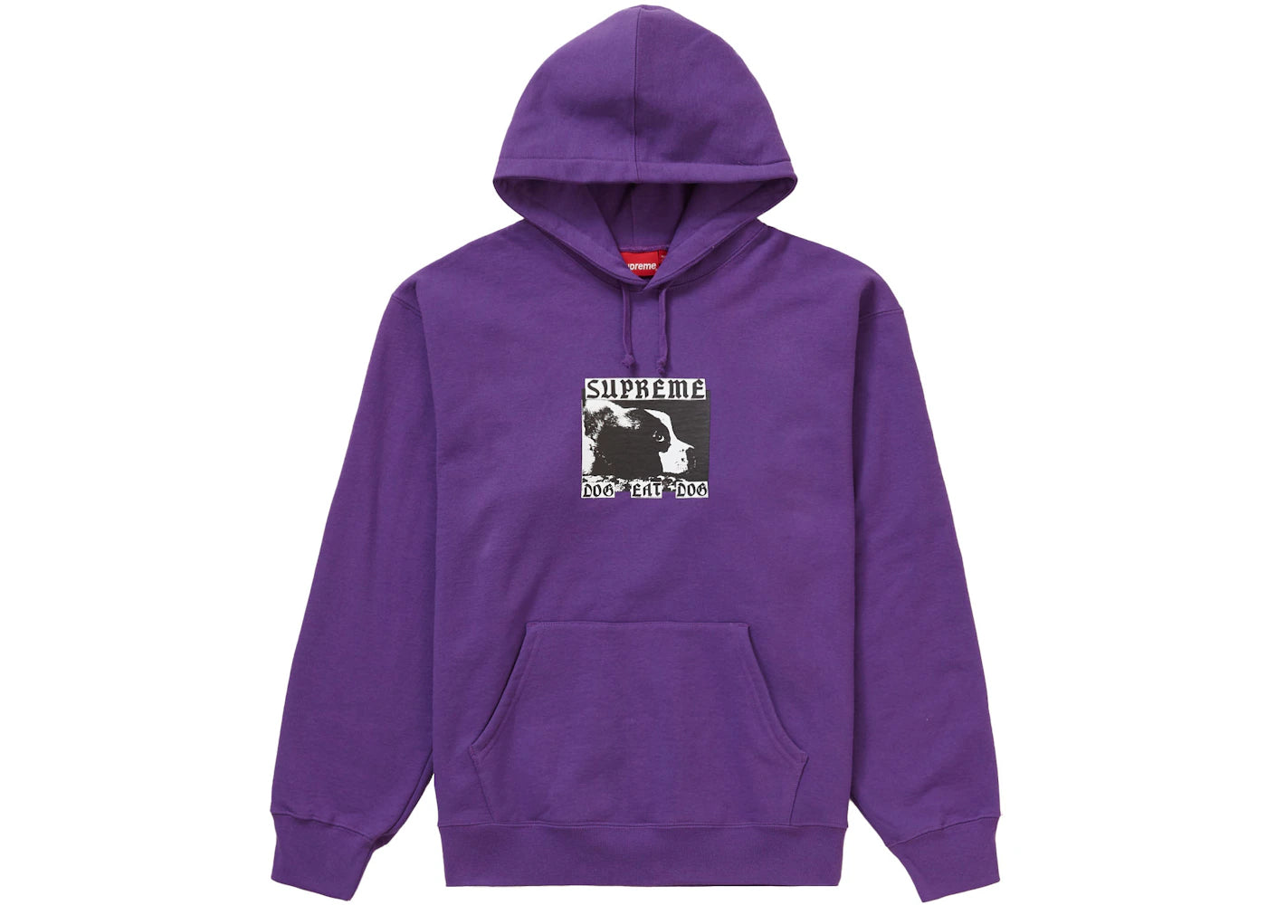 Supreme Dog Eat Dog Hooded Sweatshirt Purple