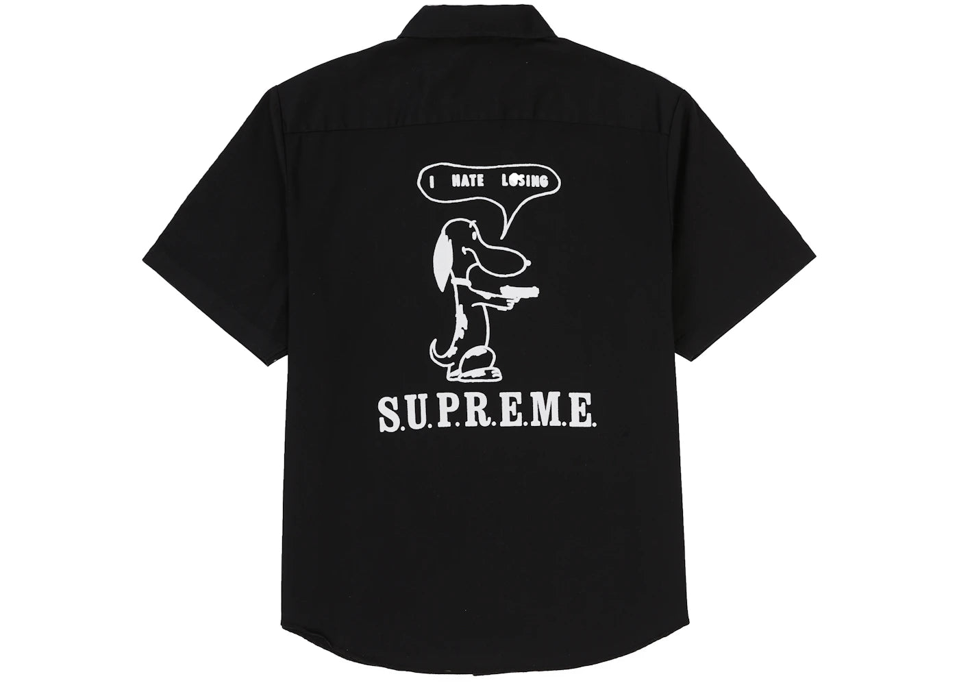 Supreme Dog S/S Work Shirt Black