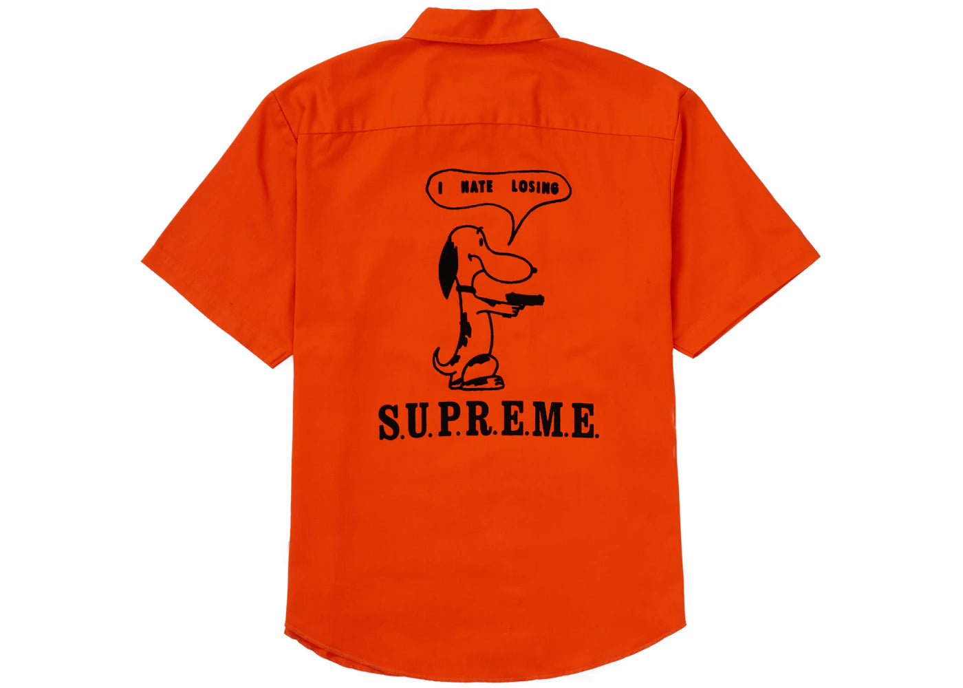Supreme Dog S/S Work Shirt Orange
