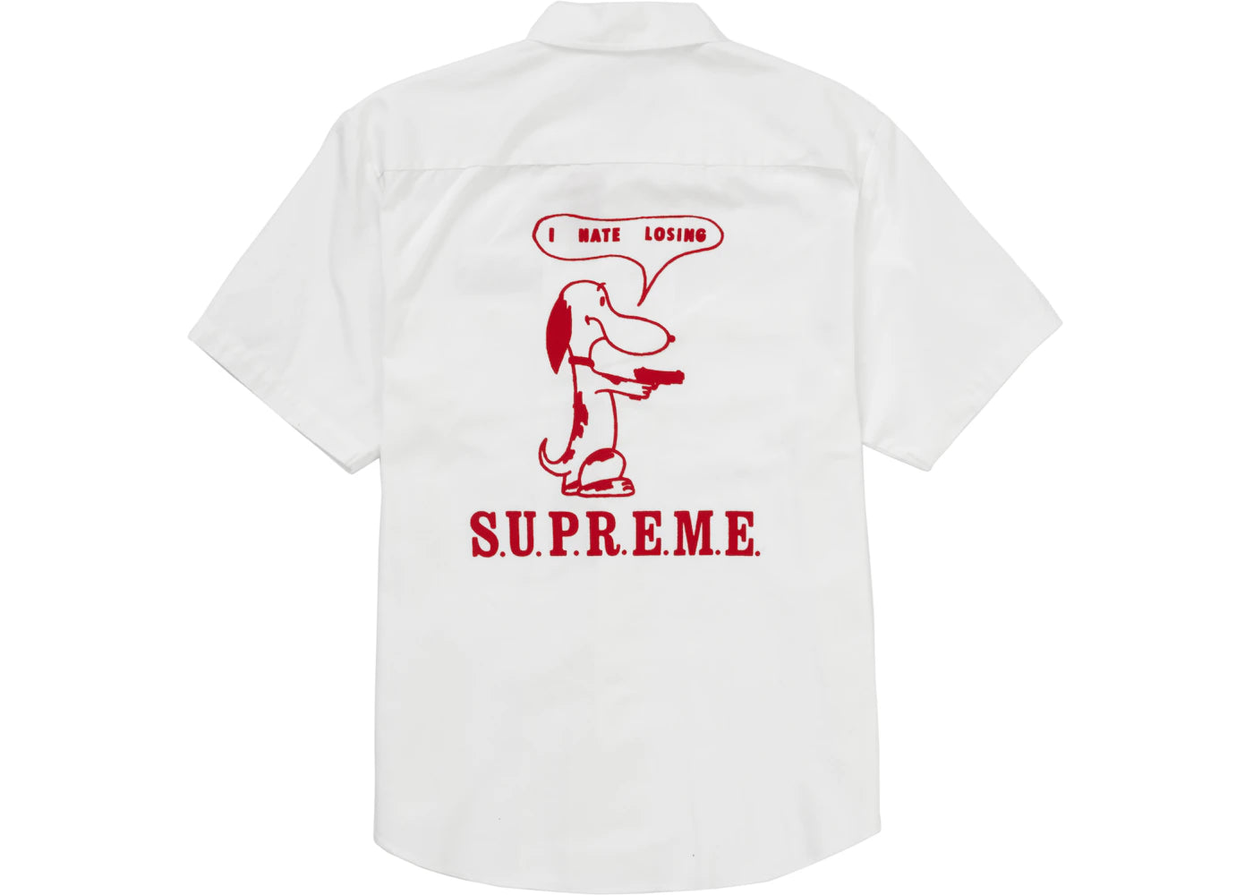Supreme Dog S/S Work Shirt White