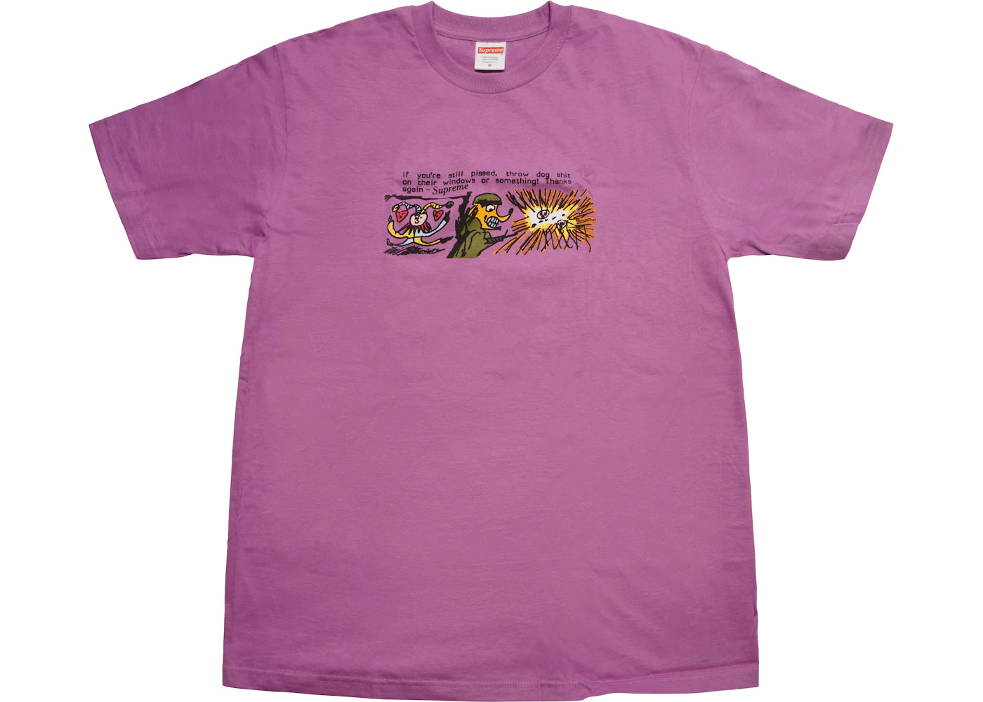 Supreme Dog Shit Tee Light Purple