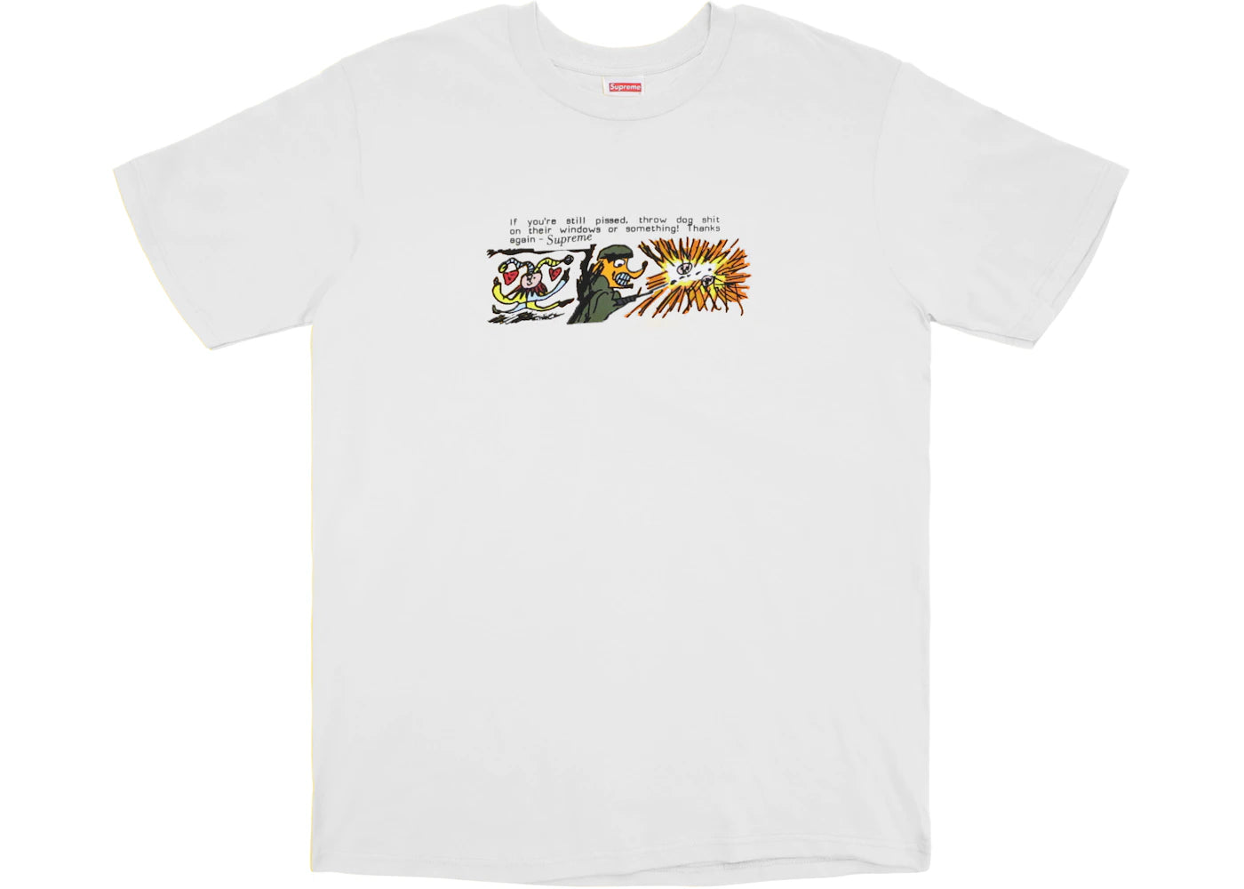 Supreme Dog Shit Tee White