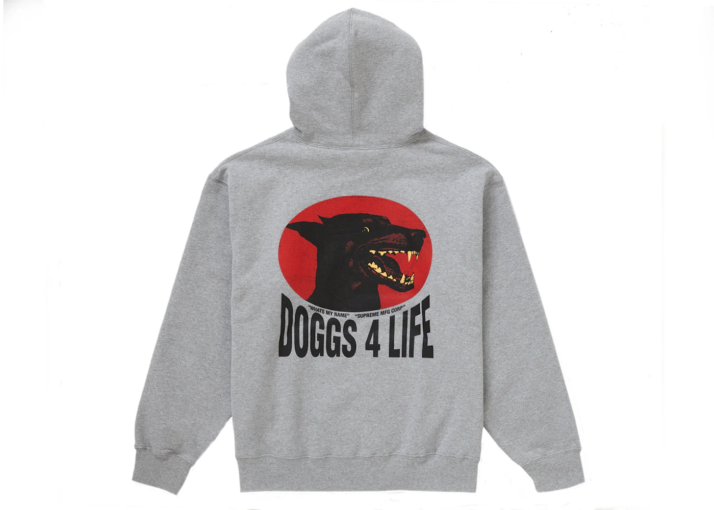 Supreme Doggs Hooded Sweatshirt Heather Grey