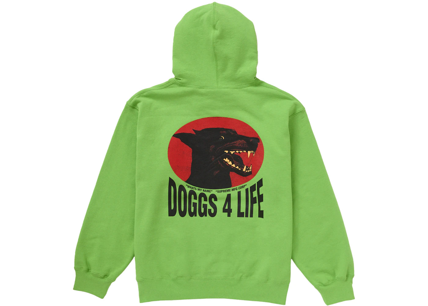 Supreme Doggs Hooded Sweatshirt Lime