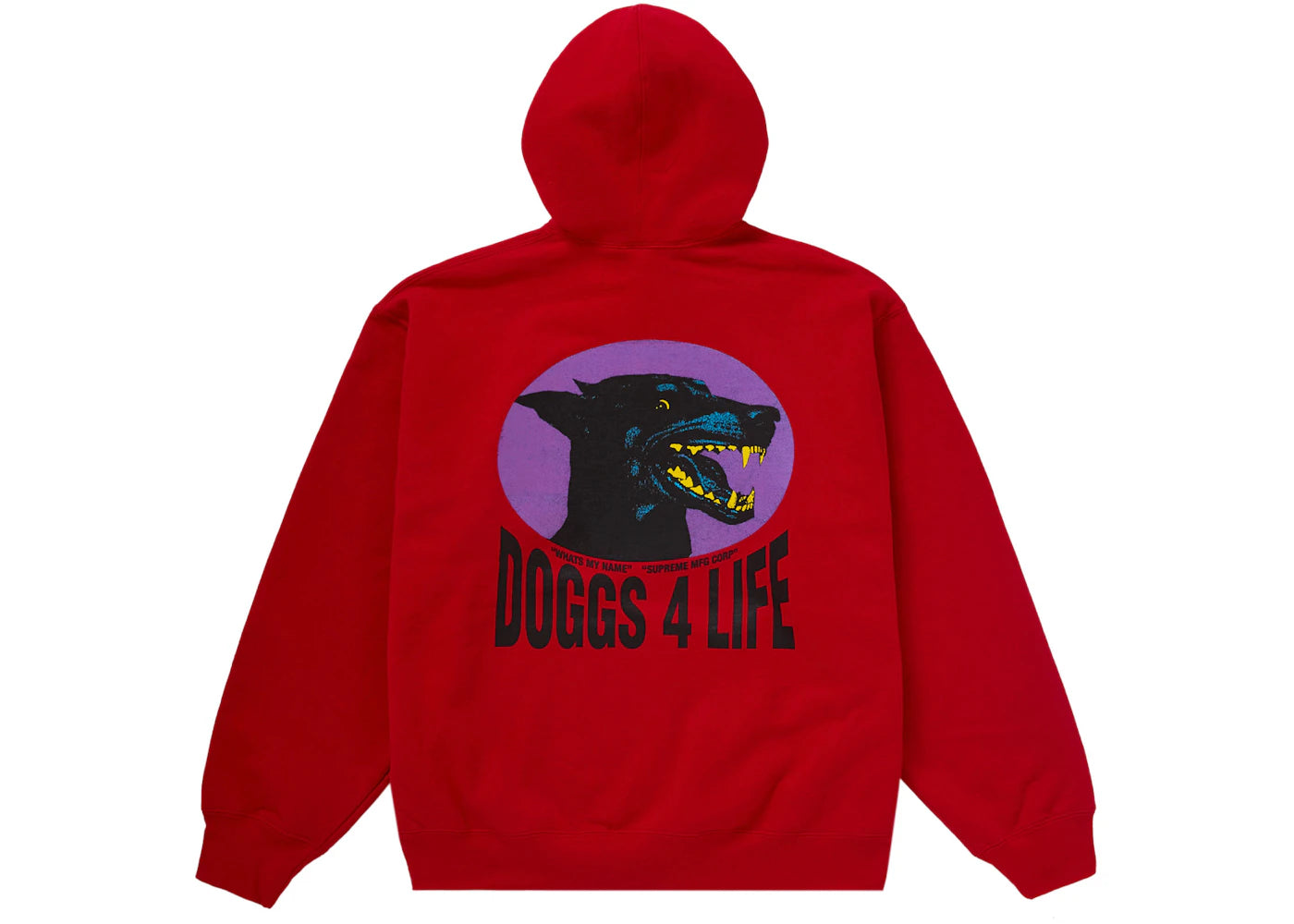 Supreme Doggs Hooded Sweatshirt Red