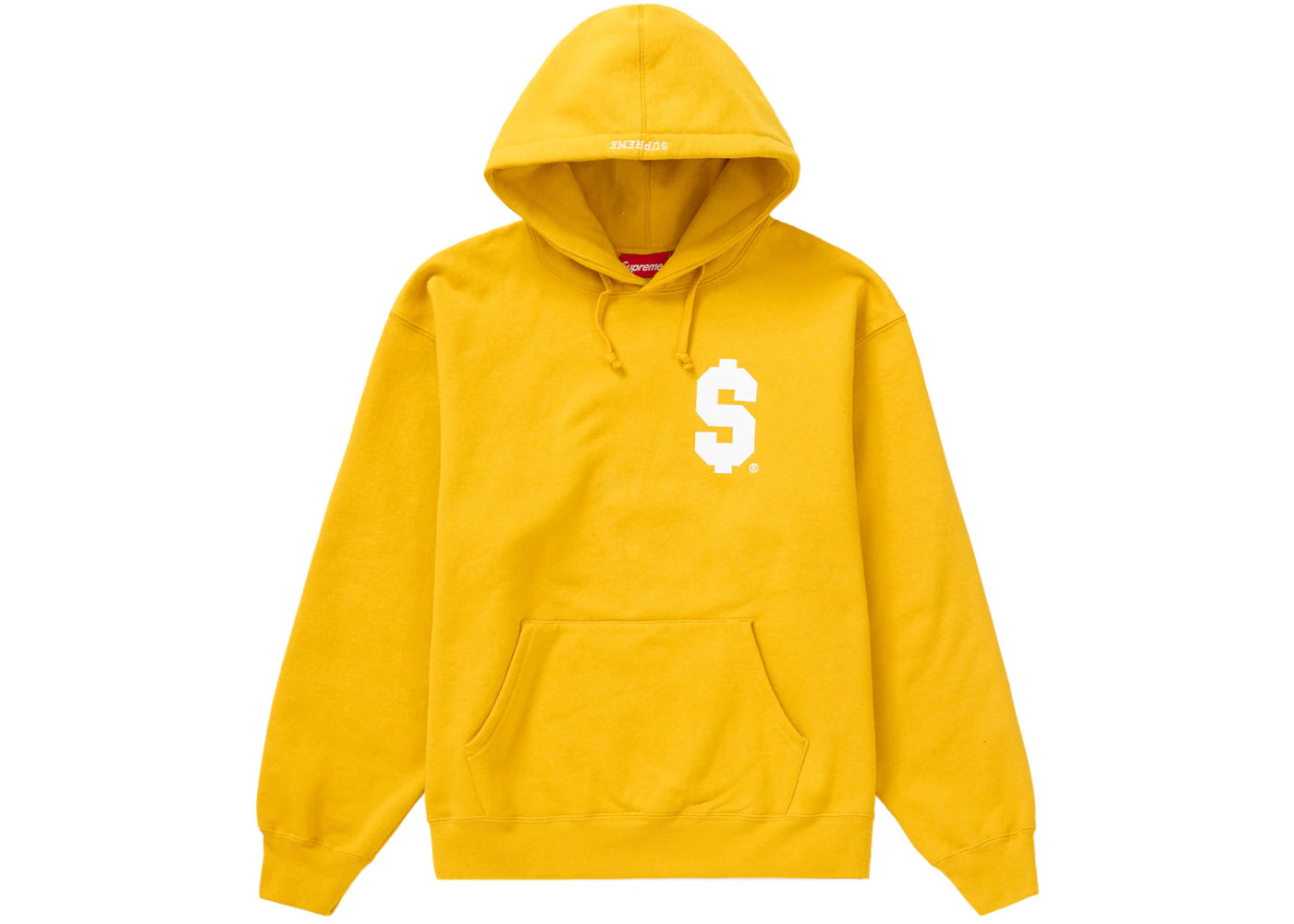 Supreme $ Hooded Sweatshirt Gold