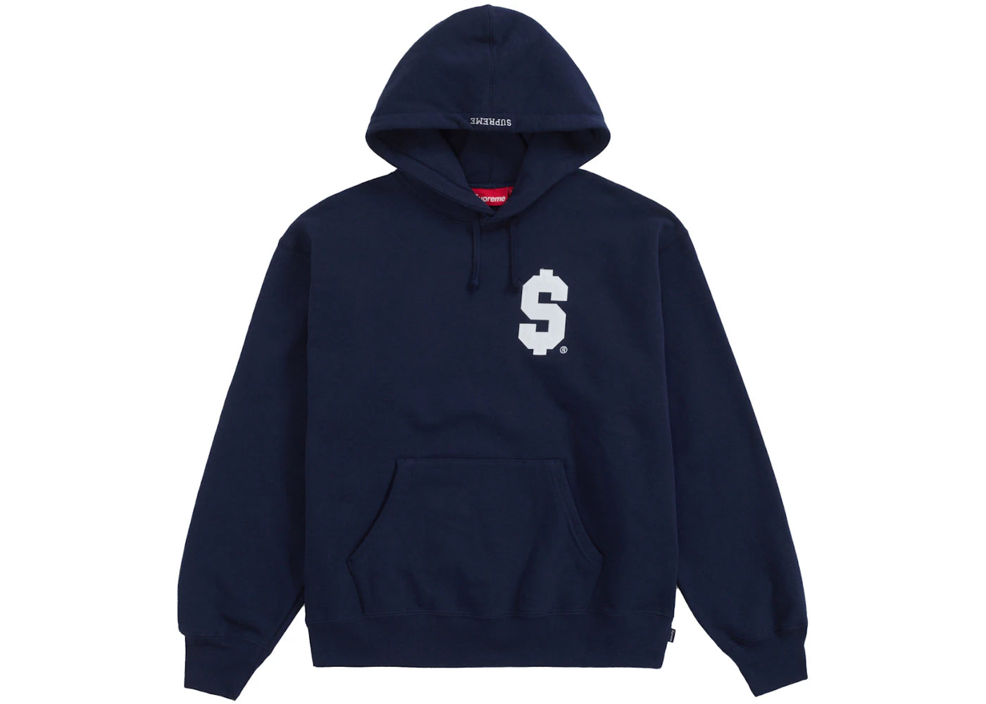 Supreme $ Hooded Sweatshirt Navy