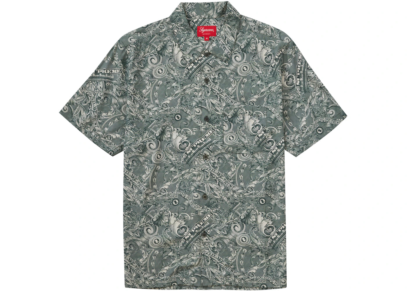 Supreme Dollar S/S Shirt Green