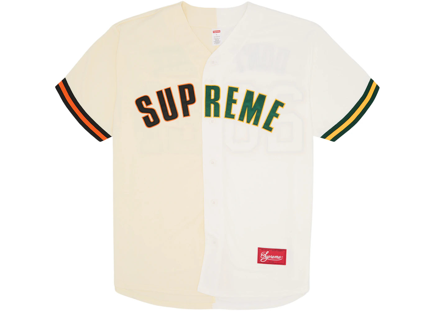 Supreme Don't Hate Baseball Jersey Natural