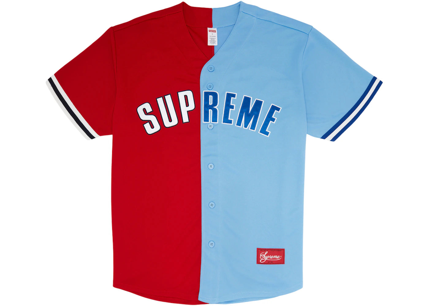 Supreme Don't Hate Baseball Jersey Red