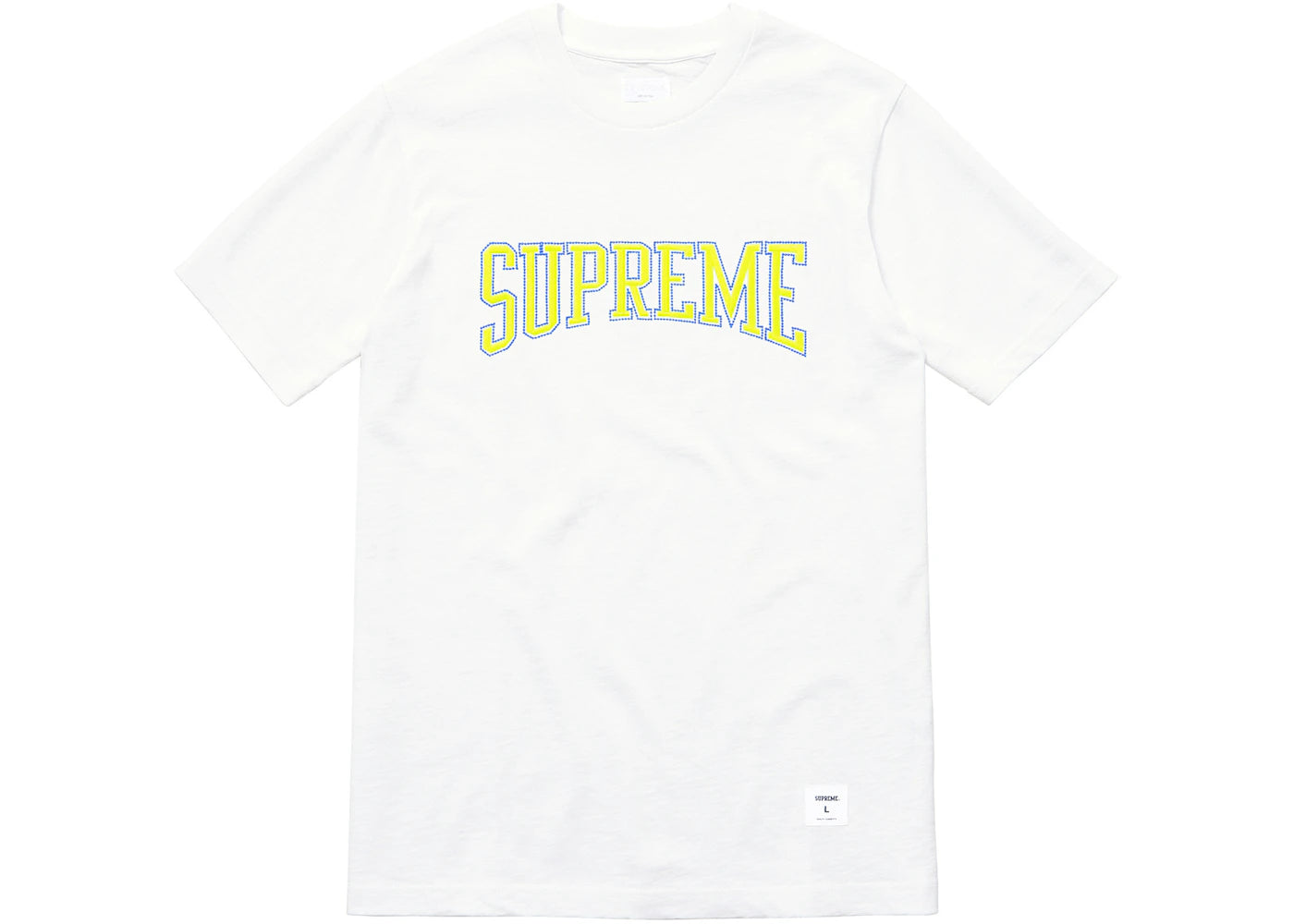 Supreme Dotted Arc Top White