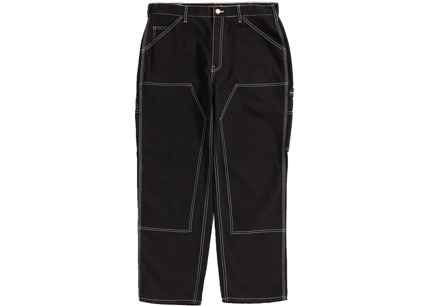 Supreme Double Knee Canvas Painter Pant Black