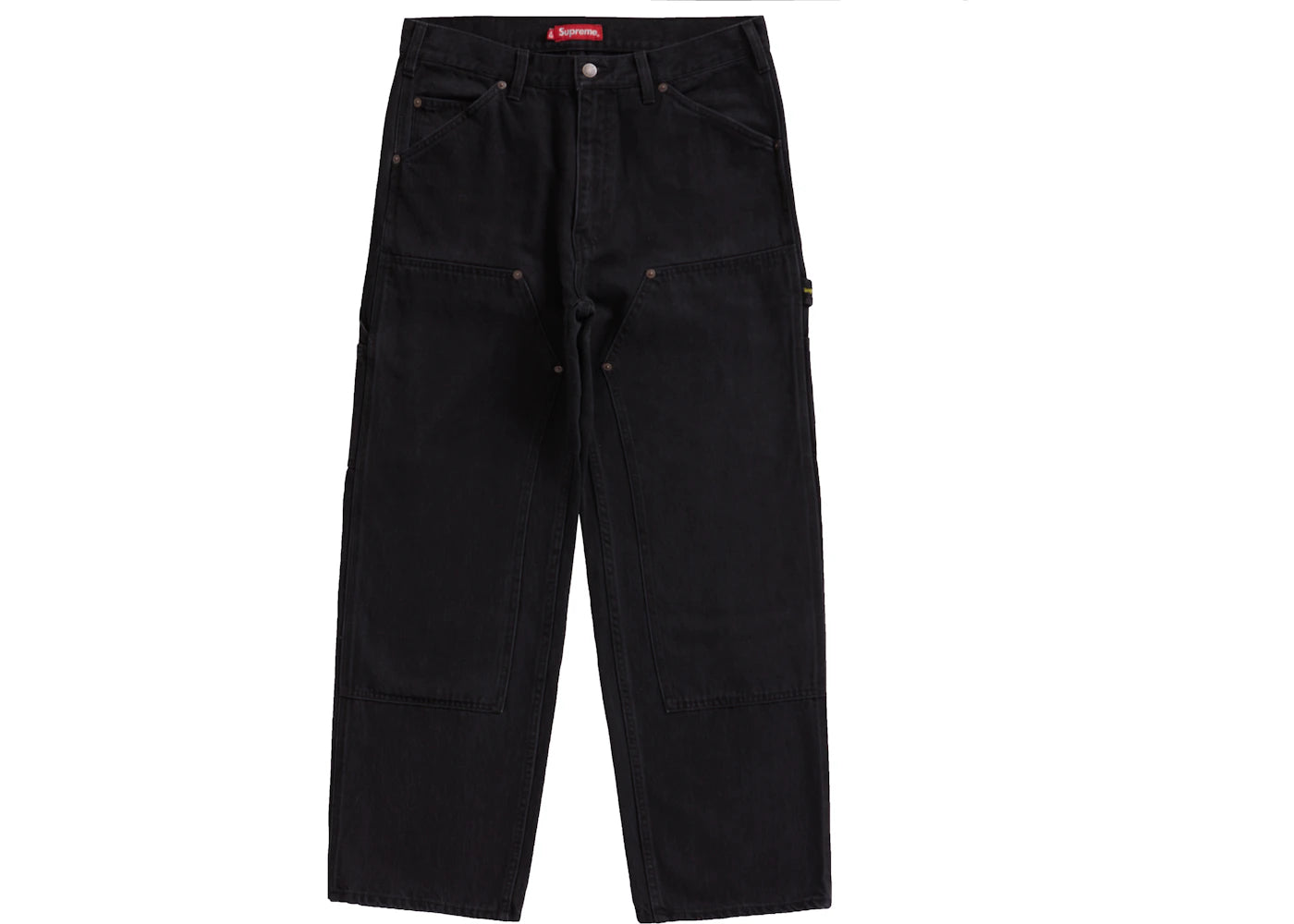 Supreme Double Knee Denim Painter Pant Black