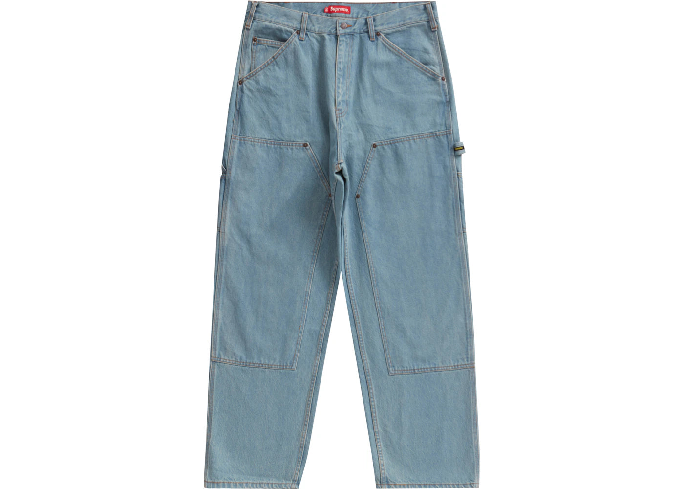Supreme Double Knee Denim Painter Pant Blue