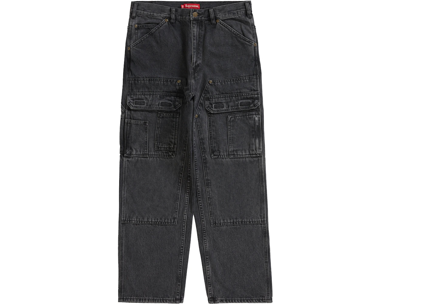 Supreme Double Knee Denim Utility Pant Black